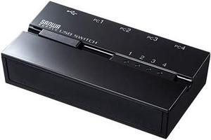 Sanwa Supply SW-US24MG Magnetic USB 2.0 Manual Switcher (4 Circuits)