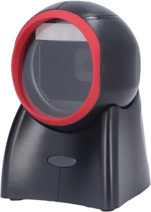 Desktop Barcode Scanner 1D USB Wired Bar Code Reader Omnidirectional Barcode Scanner 2D Omnidirectional Hands Free USB Wired Automatic Screen Reader