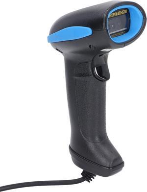 1D 2D Barcode Scanner Wired Handheld Bar Code Scanner Gun with USB Cable for Supermarket Library Retail Store Pharmacy