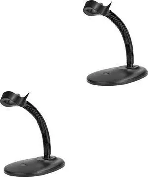 Baluue 2 pcs Scanner Portable Adjustable for Store Code Bar-Code Multi-Functional Apparatus Logistic Reader Instrument Holding Scan Bracket Free Bar- Tool Barcode Plastic Holders