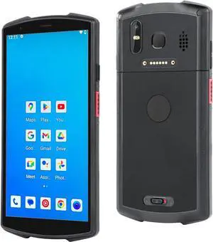 Android Barcode Scanner with Case Mobile Handheld Computer with 1D /2D Barcode Scanner 4+64GB Rugged PDA Data Terminal Honeywell-N6603 Scanner Engine for Warehouse