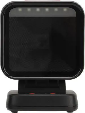 High Speed 1D 2D Barcode Reader for Supermarkets. Desktop Barcode Scanner with Large Window Reliable Recognition. Compatible with Win7 8 10OS X