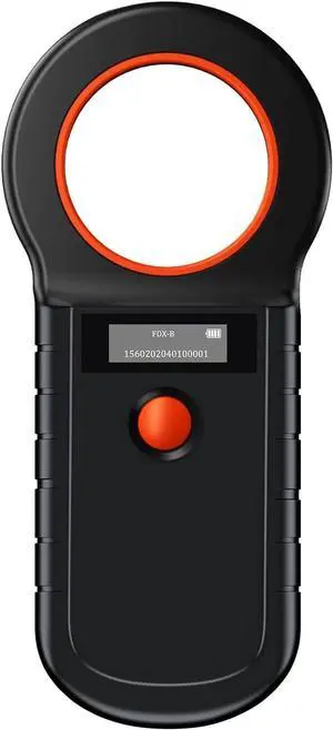 Microchip Scanner,Ajfwm Bluetooth Wireless Pet RFID Animal Chip ID Reader Scanner Animal ID Tag Handheld Scanner ISO11784/85/FDX-B/EMID for Dog/Pet/Cat/Pig/Animal