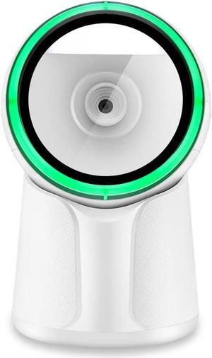 Barcode Scanner,mewmewcat Wired Scanning Platform One-Dimensional Barcode/QR Code Scanner for Supermarket Restaurant Retail Store Warehouse White