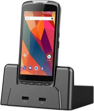 Sincoole Rugged Handheld Barcode Scanner,Android 11,Octa Core CPU,4GB RAM/64GB ROM with 1D & 2D Bar Code Reader Wi-Fi & 4G LTE,1.2 Meters Drop-Resistant & IP65 Waterproof (with Docking Station)