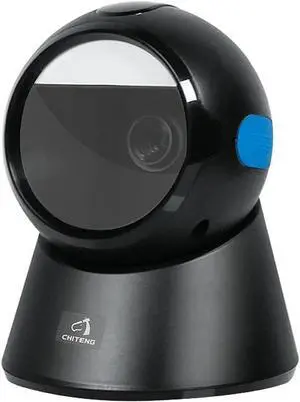 Versatile Scanning,HUIOP Wired Barcode Scanner USB Versatile Scanning Hands-Free Scan QR Code 1D&2D Code Reader for Supermarkets/Stores (Black)