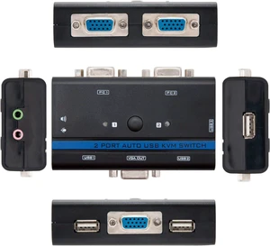 VGA USB KVM Switch Cable 1U - 2PC VGA USB KVM Switch Cable 1U - 2PC