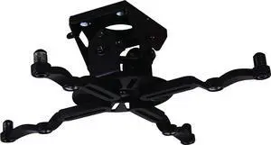 B-Tech BT899/B Projector Ceiling Mount with Fine Adjustment (Can Hold up to 25 kg/Black
