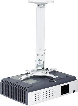Projector Mount Bracket Projector Mount Projector Ceiling Mount Bracket Fits Flat or Sloped Ceiling Height Adjustable with Extendable Length 10 to 15 in Projector Stand