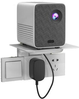 HIHELO Projector Mount Projector Bracket Punch Free Household Stand Desktop Projector Bedside Bracket Universal Portable Placing Table Projector Stand Adjustable Projector Stand (Color : B)