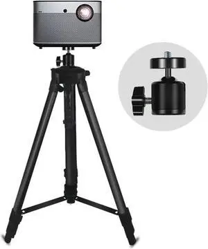 EVSER Projector Stand Floor Projector Tripod Telescopic Universal Projector Bracket with Tray Folding Desktop Projector Punch Free Aluminum Alloy Projection Stand Projector Mount (Color : 1)