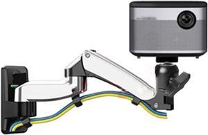 Projector Bracket Universal Projector Wall Mount Gas Spring Full Motion 2-7kg Mini Projector Mount Small Projector Holder with 6mm Screw Projector Stand Projector Holder (Color : 1) (1)