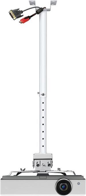 Projector Projector Ceiling Mount or Wall Mount Bracket Holder Adjustable Ceiling Projector Theater Mount Length 23 to 59 Inch 66lb Load Projector Mounts