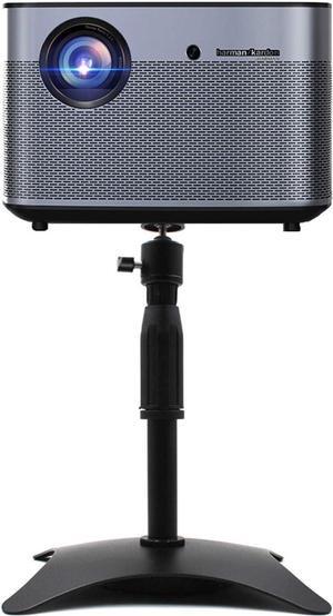 Projector Wall Mount Household Mini Projector Mount with 360 Degrees Rotatable Heads for Projectors Cameras, Mount with Metal Ballhead for Camera, Black Projector Hanger