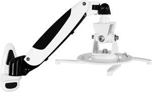 Projector Bracket Universal Projector Wall Mount Gas Spring Full Motion 2-7kg Projector Mount with Hook Tray and 1/4" inch Screws Projector Holder (Color : 1) (Brass)