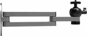 Home Projector Stand Projector Rack Aluminum Alloy Wall-mounted Projector Stand Conference Room Projector Hanger Bedroom Living Room Retractable Foldable Universal Projector Stand Projector Mount
