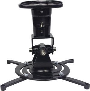 HIHELO Projector Mount Projector Rack Home Wall-Mounted Projector Stand Living Room Office Conference Room Universal Projector Shelf Adjustable Projector Stand (Color : A)