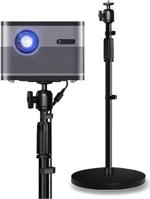 YZERTLH Projector Stand Universal Projector Stand Mount Adjustable, Projector Racks Stand, Compact Projector Stand, Perfect for Office, Home, Stage or Studio, Black Projector Mount