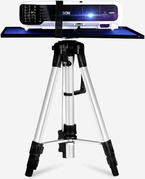 jinyi2016SHOP Projector Stand Projector Stand Aluminum Alloy Tripod Projector Bracket Adjustable Universal Tray Bracket for Portable Office Classroom Bedroom Projector Mount