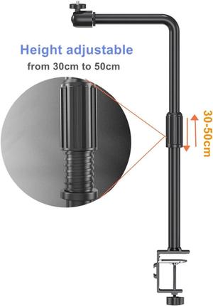 Projector Mount Bracket C-Clamping Projector Bracket Metal Adjustable Projector Stand Bed/Table Mount Holder Telescopic Projector Bracket Mounted Telescopic Fixed Shelf Projector Stand (Color : TY-62