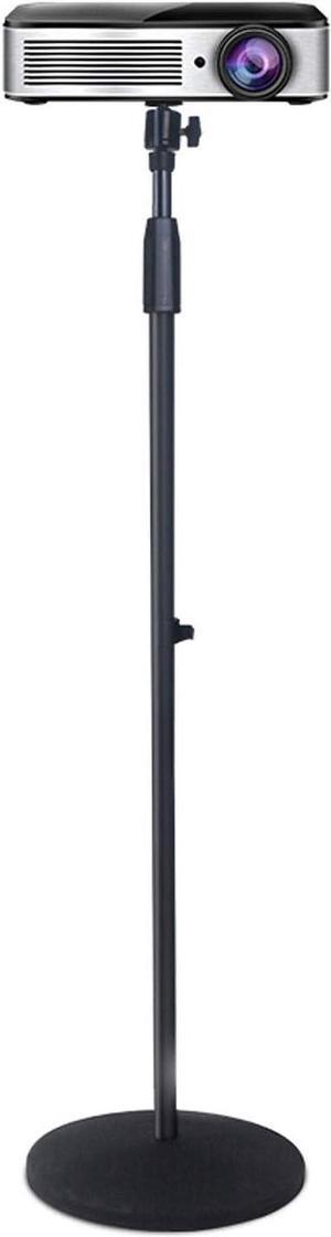 Projector Mount Projector Stand, Projector Floor Stand Adjustable Tall, DJ Equipment Holder Mount, Projector Cameras or Other 1/4" Screws Interface Device Ceiling Mount with Tray