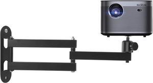 Gadpiparty Projector Mount Stand Mini Projector Wall Mount/Projector Hanger/Camera Housing Mounting Bracket - for CCTV/Camera/Projector/Webcam - with Rotation 360° Black Adjustable Projector Stand