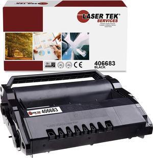 Laser Tek Services Compatible Toner Cartridge Replacement for Ricoh Aficio SP5200 406683 Works with Ricoh Aficio SP 5200DN 5210SF 5210DN Printers (Black, 1 Pack) - 25,000 Pages