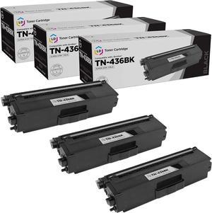 LD Compatible Toner Cartridge Replacement for Brother TN436BK Super High Yield (Black, 3-Pack)