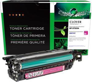 Clover Remanufactured Toner Cartridge Replacement  CF323A (HP 653A) | Magenta