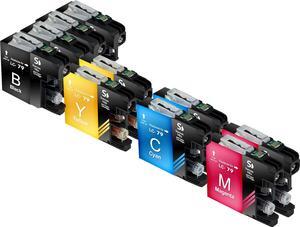 Sherman Inks and Toner Cartridges Compatible Toner Cartridge Replacement for Brother LC79 ( Black,Cyan,Magenta,Yellow , 10-Pack )