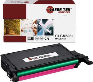 Laser Tek Services Compatible Toner Cartridge Replacement for Samsung CLT508L CLT-M508L Works with Samsung CLP-620 670, CLX-6220 Printers (Magenta, 1 Pack) - 4,000 Pages