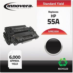 Innovera IVRE255A Remanufactured Ce255a (55a) Toner, Black