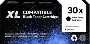5-Star Compatible Toner Cartridge Replacement for 30X Black Laserjet Toner Cartridge. Works with Laserjet Pro M203dw MFP M227fdw M227fdn M203dn M227sdn M203d M227 M203 Printers.