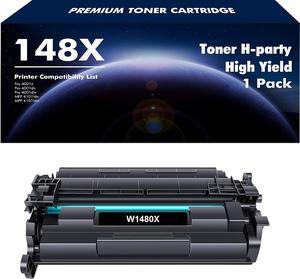 148X 148A Toner Cartridge Black High Yield 1 Pack Compatible Replacement  148X 148A W1480X W1480A  Pro 4001dw 4001dn 4001n MFP 4101fdw 4101fdn Printer Ink