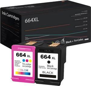 664XL High Yield Ink Cartridges, Compatible  Deskjet Ink Advantage 1115 2135 2138 2675 2676 3635 3638 3835 4535 5075 5078 5275 5278 Printers - Estimated Yield 600 Pages (1 Black+1 Tri-Color)