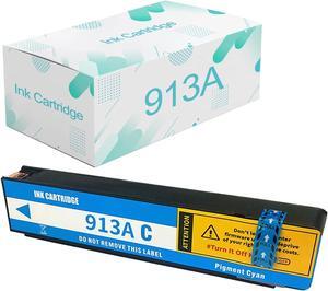 Compatible  913A Ink Cartridges Replacement  913 913A with Pagewide Pro MFP 477dn 552dw 577dw P55250dw P57750dw 452dn Printer Cyan Ink