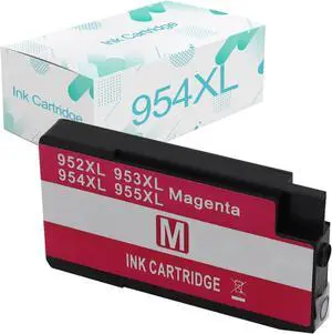 Compatible  954XL Ink Cartridges Replacement  954 954XL with OfficeJet Pro 7720 7740 8210 8216 8702 8710 8715 8720 8725 8730 Printer Magenta Ink