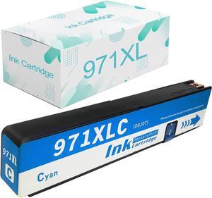 Compatible  970XL 971XL Ink Cartridges Replacement  970 971 970XL 971XL with Officejet Pro X451dn X451dw X476dn X476dw X551dw X576dw Printer Cyan Ink
