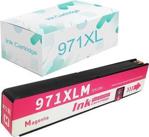 Compatible  970XL 971XL Ink Cartridges Replacement  970 971 970XL 971XL with Officejet Pro X451dn X451dw X476dn X476dw X551dw X576dw Printer Magenta Ink