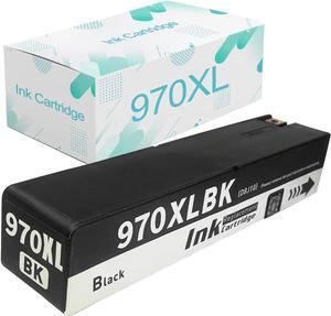 Compatible  970XL 971XL Ink Cartridges Replacement  970 971 970XL 971XL with Officejet Pro X451dn X451dw X476dn X476dw X551dw X576dw Printer Black Ink