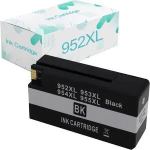 Compatible  952xl Ink Cartridges Replacement  952 952XL with OfficeJet Pro 7740 8210 8216 8710 8715 8720 8725 8730 8740 Printer 1 Black