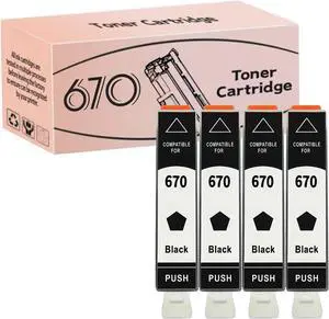 Compatible  934XL 935XL Ink Cartridges Replacement  934 935 934XL 935XL with Officejet Pro 6230 6830 6835 6812 6815 Printer, Large Capacity Cartridges 4 Black