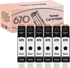 Compatible  934XL 935XL Ink Cartridges Replacement  934 935 934XL 935XL with Officejet Pro 6230 6830 6835 6812 6815 Printer, Large Capacity Cartridges 6 Black