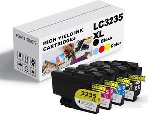 3235XL Ink Cartridge High Yield for Brother 3235XL Black and Color Ink Cartridge,Compatible for Brother J1100DW J1300DW Printers Combo Pack