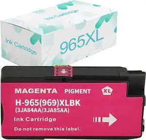 Compatible  965XL Ink Cartridges Replacement  965 965XL with OfficeJet Pro 9010 9012 9013 9014 9015 9016 9018 9019 9020 9022 Printer Magenta Ink