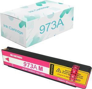 Compatible  973A Ink Cartridges Replacement  973 973A with Pagewide Pro MFP 477dn 552dw 577dw P55250dw P57750dw 452dn Printer Magenta Ink
