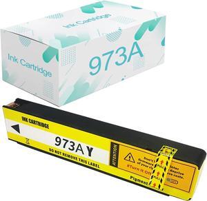Compatible  973A Ink Cartridges Replacement  973 973A with Pagewide Pro MFP 477dn 552dw 577dw P55250dw P57750dw 452dn Printer Yellow Ink