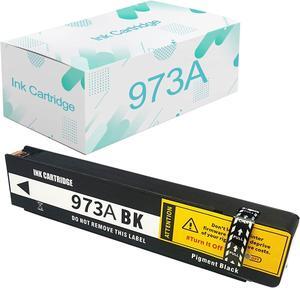 Compatible  973A Ink Cartridges Replacement  973 973A with Pagewide Pro MFP 477dn 552dw 577dw P55250dw P57750dw 452dn Printer Black Ink