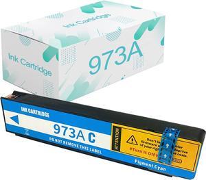 Compatible  973A Ink Cartridges Replacement  973 973A with Pagewide Pro MFP 477dn 552dw 577dw P55250dw P57750dw 452dn Printer Cyan Ink