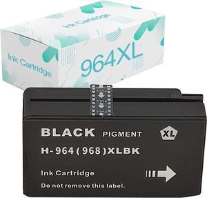 Compatible for 964XL Ink Cartridges Replacement  964(968) XL with OFFICEJET PRO 9020 9025 9010 9020 9015 9019 9025 Printer Black Ink